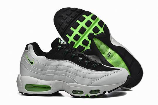 (image for) Nike Air Max 95 White Black Green Men's Shoes-58